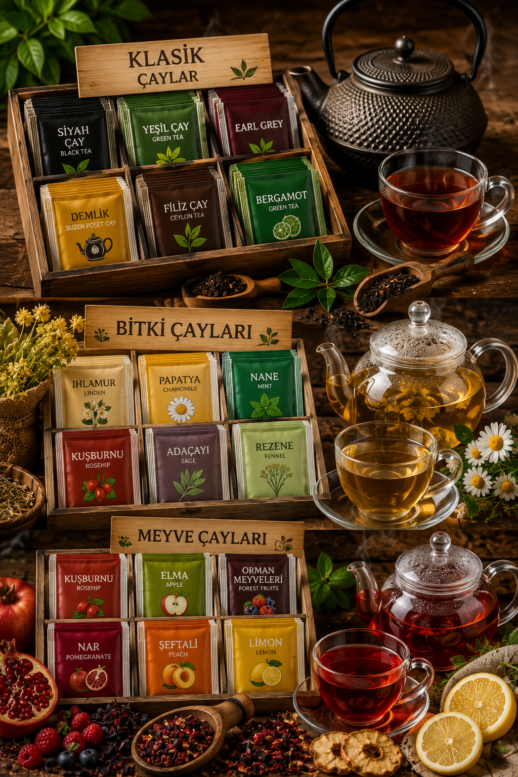 Bitki ve Meyve Çayları