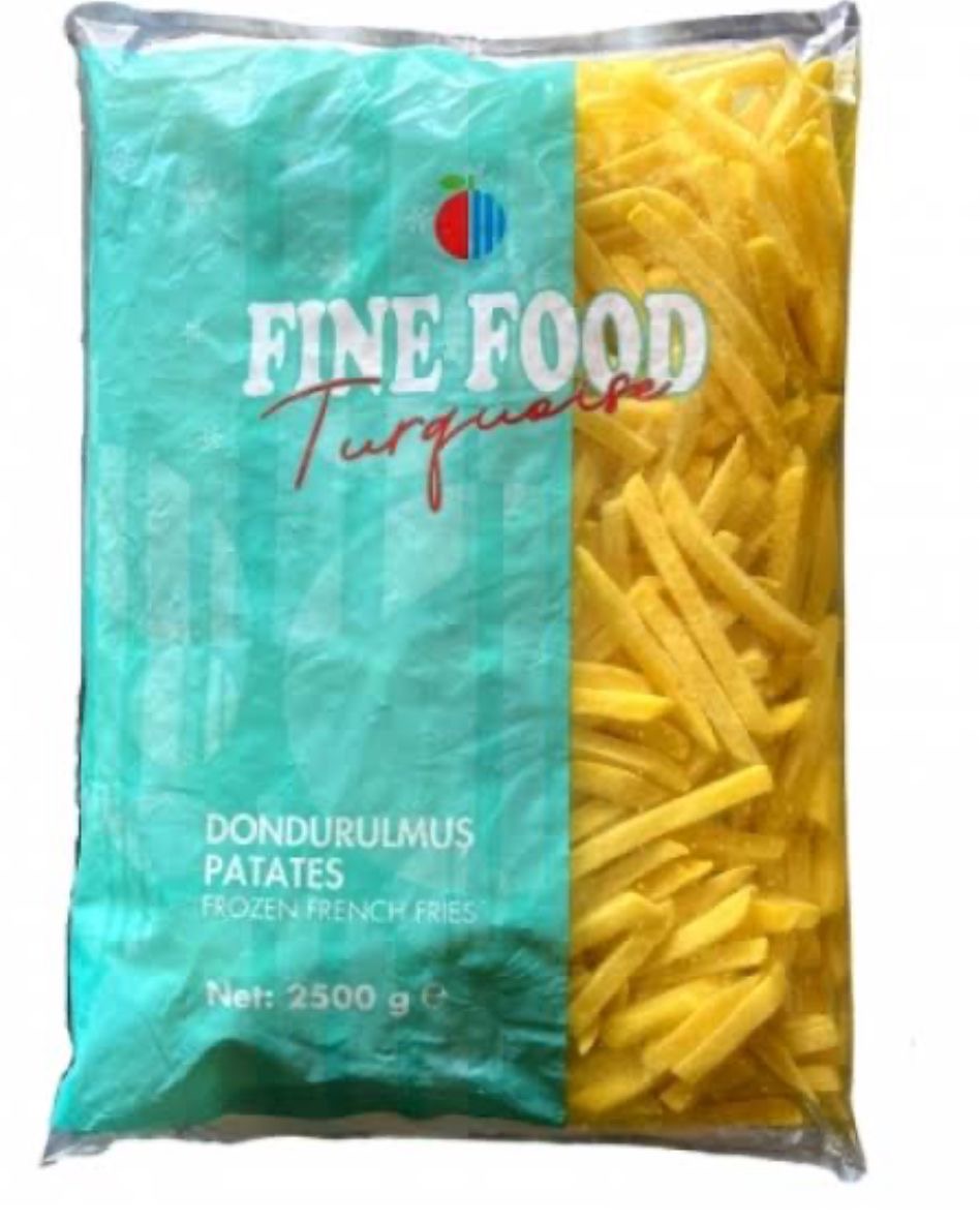 Fine Food Dondurulmuş Patates Turkuaz 9X18