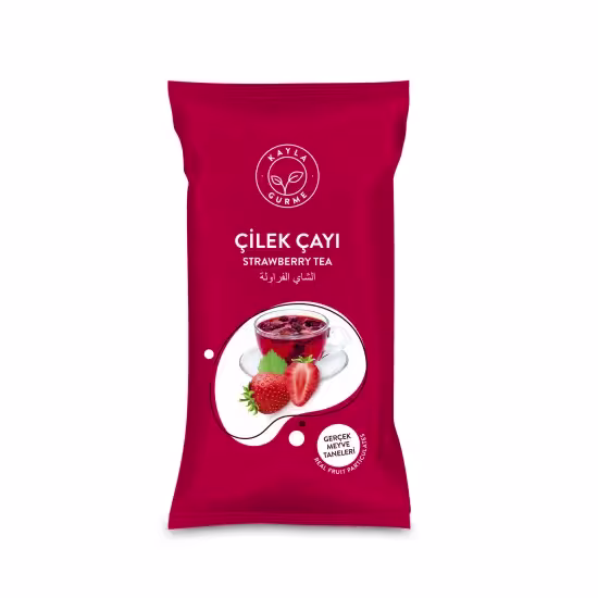 KAYLA Çilek Çayı - Çilek Taneli Tek kullanımlık 20 Li