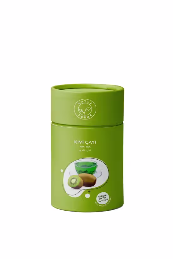 KAYLA Kivi Çayı - Kivi Taneli - Silindir Karton Kutu 175 Gr.