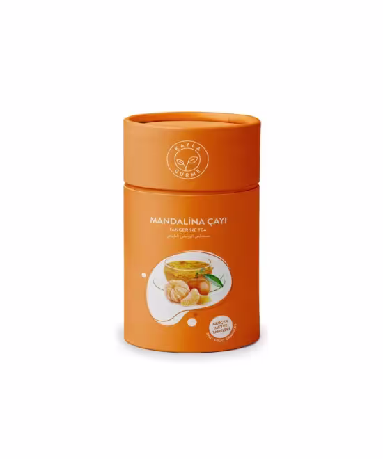 KAYLA Mandalina Çayı Meyve Taneli Silindir Karton Kutu 175 Gr.