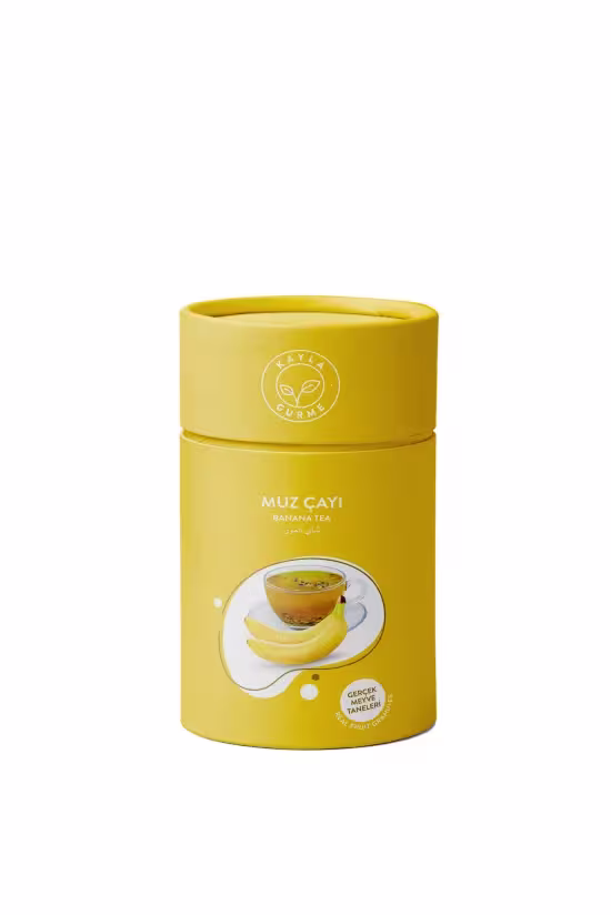 KAYLA Muz Çayı - Muz Taneli - Silindir Karton Kutu 175 Gr.