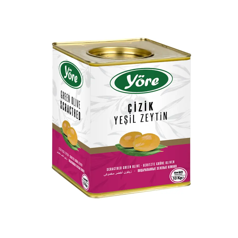 Yöre Edremit Çizik Lüks Yeşil Zeytin