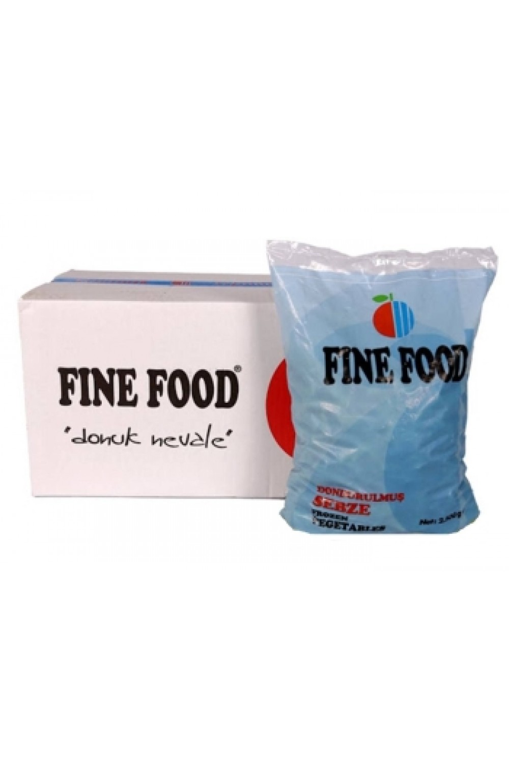 FINEFOOD Yeşil Şerit Biber 2.5KG*4PKT 10KG